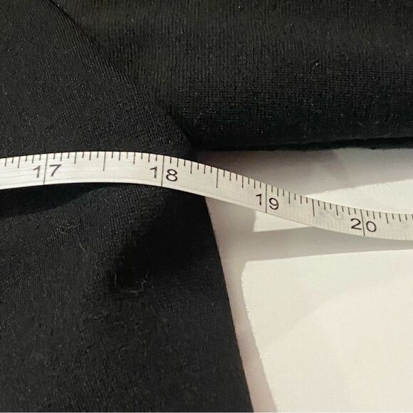 Chico’s Black White Striped Drape Blazer W/ Zipper Detail In Back Women's Small - Picture 10 of 13